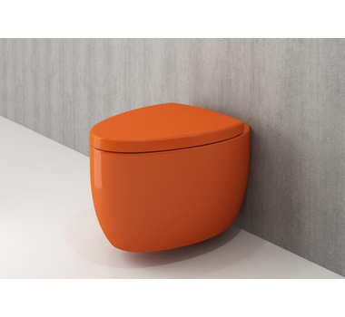 BOCCHI ETNA Pack WC suspendue Orange Cuvette + Abattant amortissable - 1116.004.0126