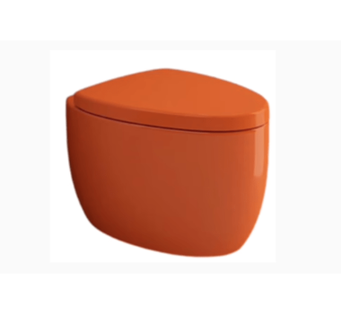 BOCCHI ETNA Pack WC suspendue Orange Cuvette + Abattant amortissable - 1116.004.0129