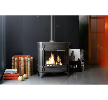 INVICTA Siam Poêle à bois en fonte 12kW  - P917044