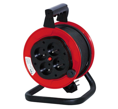 INGELEC Rallonge électrique à usage professionnel 15m 4p Rouge - 1764/15R