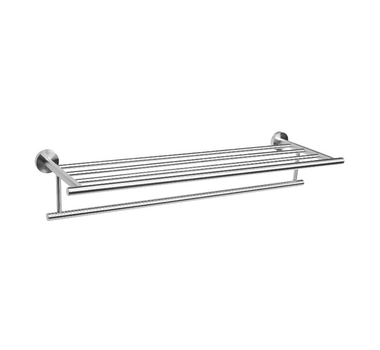 SIMEX Étagère pour serviette avec barre inférieure en inox brillat - 5029