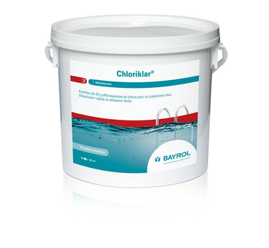 BAYROL Chloriklar Pastilles 20g à dissolution rapide 5kg - 2231114