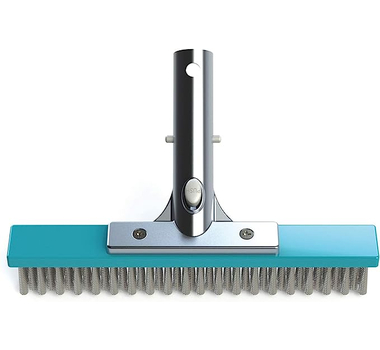 BAYROL Brosse Paroi Inox 25 cm avec raccord en Aluminium - 411006