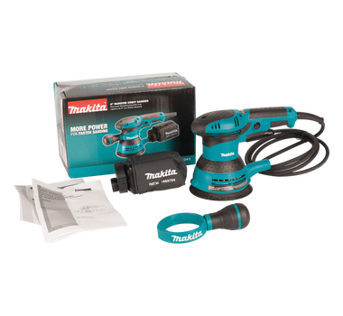 MAKITA Ponceuse excentrique 300 W Ø 125 mm Bleu - BO5041