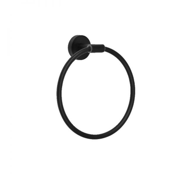 SIMEX Porte serviette anneau inox noir - 5152