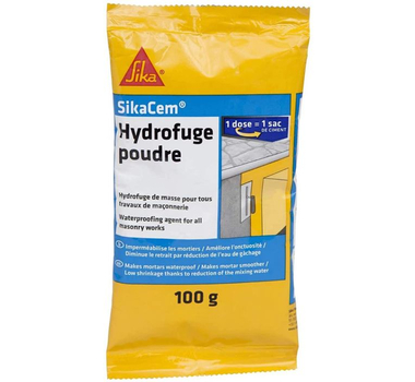 SIKA Plastifiant Hydrofuge Pour Béton Sika Poudre Sachet