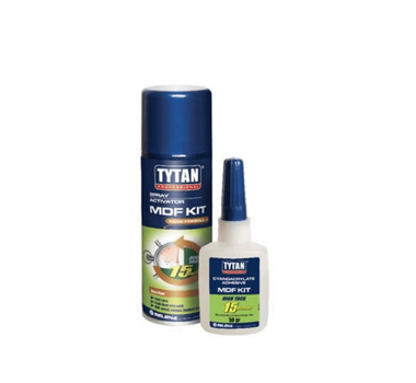 TYTAN PROFESSIONAL Kit Adhésif pour MDF de 200 ml/50 g.