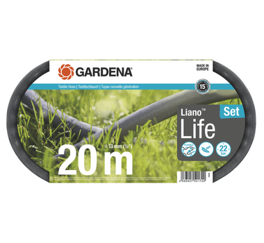 GARDENA Kit tuyau d'arrosage Liano'" Life 20 m - 18450-20