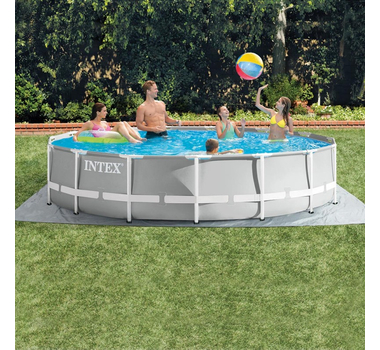 INTEX Piscine Hors sol Prism Frame ronde 4.57 x 1.07 m - 26724NP