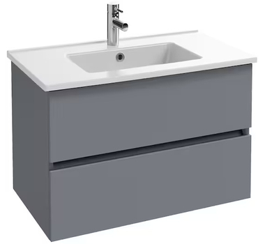 JACOB DELAFON Tolbiac meuble sous plan-vasque Gris 80 cm - EB2352-ECD