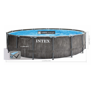 INTEX Piscine Hors sol Baltik 4.57 x 1.22 m - 26742NP