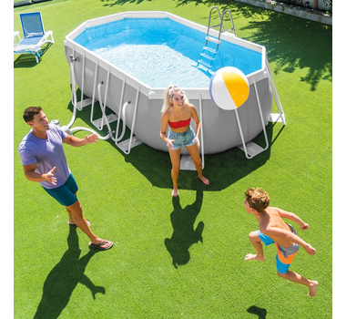 INTEX Piscine Hors sol ovale PREMIEUM 5.03 x 2.74 x 1.22 m - 26796NP