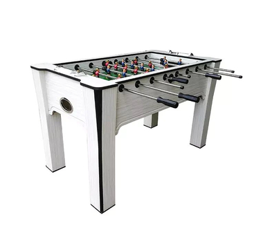 GARLANDO Table de football Babyfoot Blanche 143,4x83x92cm