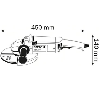 BOSCH Meuleuse angulaire GWS 20-230H - 0601850162