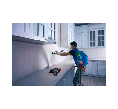 Niveau Laser 5 Lignes + Point Bosch GLL 50-15 XG Vert - 50 m de Portée, Base $360° Détachable - 0601065700 - 2