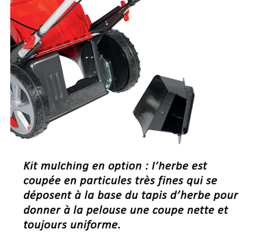 EFCO Tondeuses à gazon thermique tractées confort plus LR 53 TBX 51 cm 150 cm3 1600-2000 m²- 66079002E5