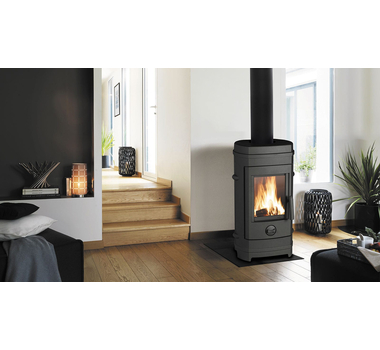 INVICTA Remilly Poêle à bois en fonte 7kW - P601384