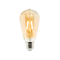 Ampoule Vintage filament LED ambrée ST64 4W E27 400lm 2500K