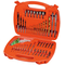 BLACK+DECKER SET DE FORÊTS/EMBOUTS/CHEVILLES 50PCS  - A7066-XJ