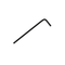 NOBEL Clé mâle série longue 6 mm 100 Pièces/Boite - 1083060
