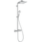 HANSGROHE Crometta Colonne de douche E1 Jet Thermostatique Chromé 240 Carre - 27281000