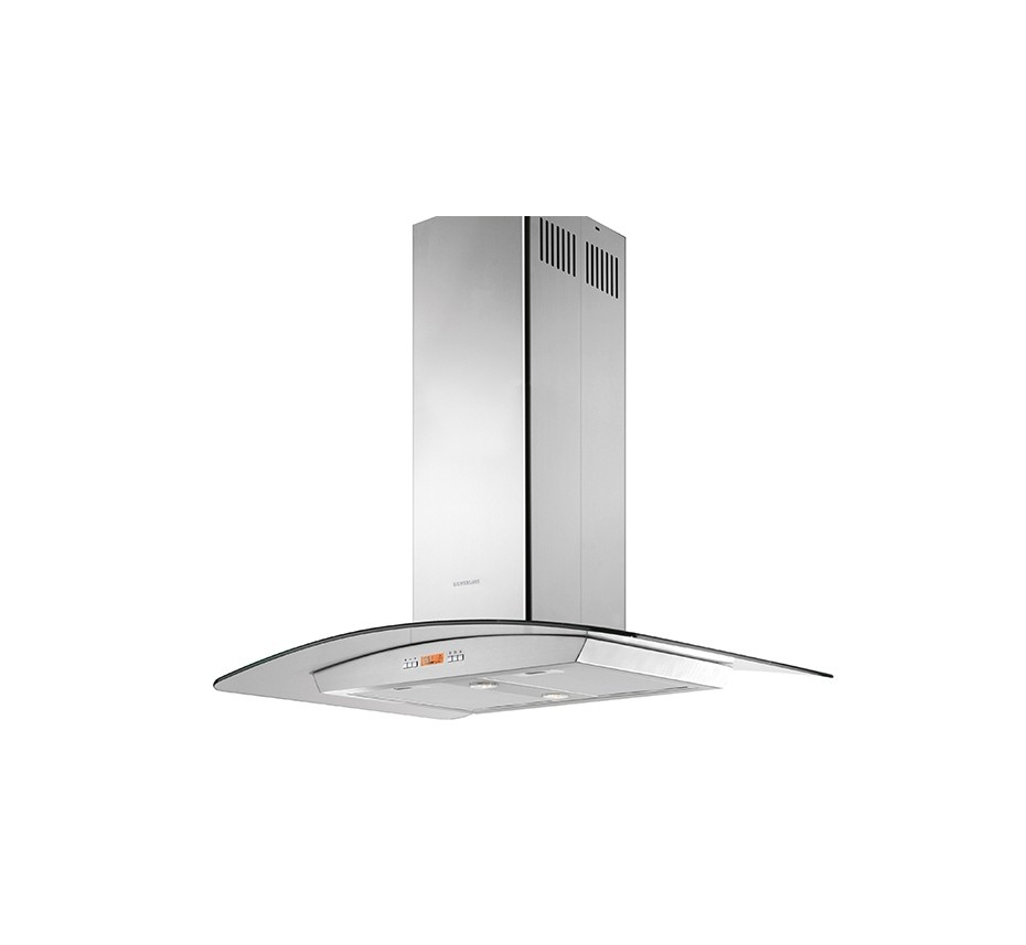 HOTTE SUSPENDUS SILVERLINE / 120 CM - VERRE NOIR